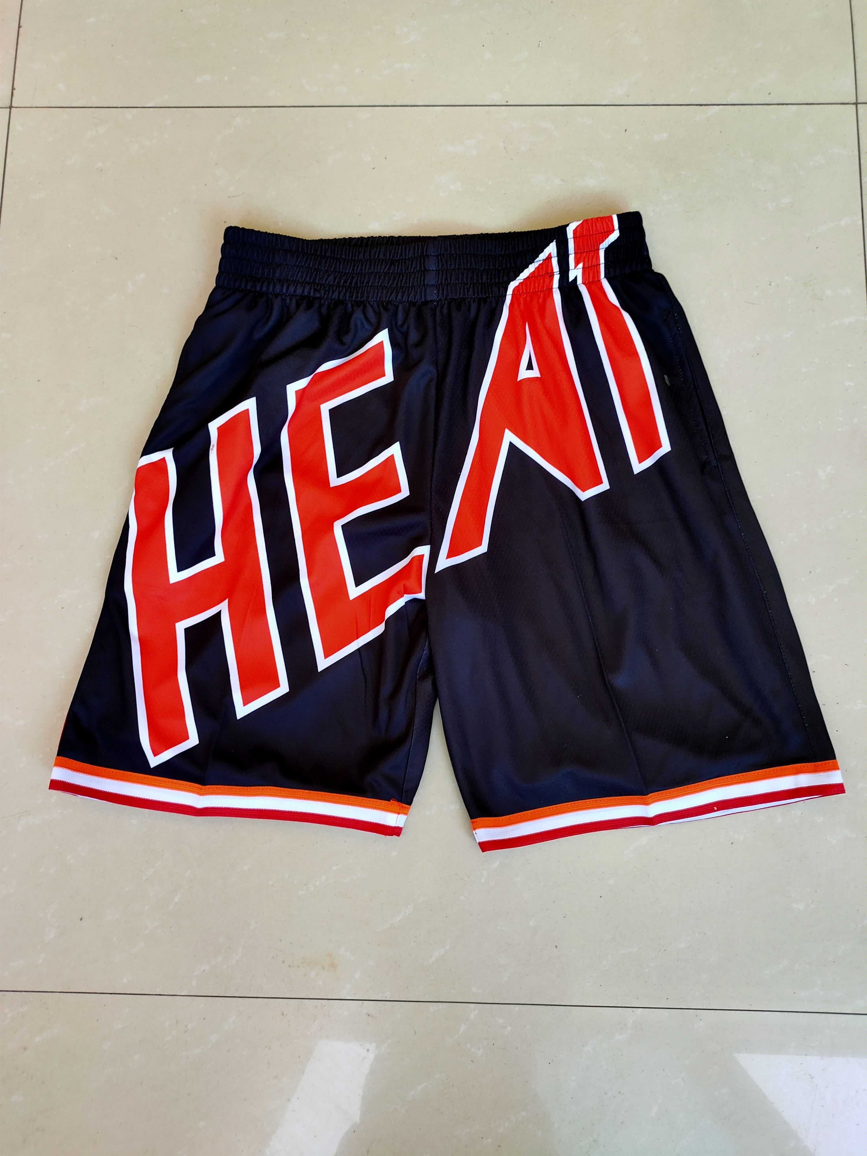 Men NBA 2021 Miami Heat Blue Shorts